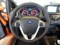 Charcoal Black Steering Wheel Photo for 2018 Ford Fiesta #126266812