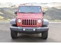 2013 Deep Cherry Red Crystal Pearl Jeep Wrangler Unlimited Rubicon 4x4  photo #2