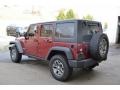 2013 Deep Cherry Red Crystal Pearl Jeep Wrangler Unlimited Rubicon 4x4  photo #5