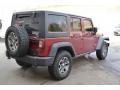 2013 Deep Cherry Red Crystal Pearl Jeep Wrangler Unlimited Rubicon 4x4  photo #7