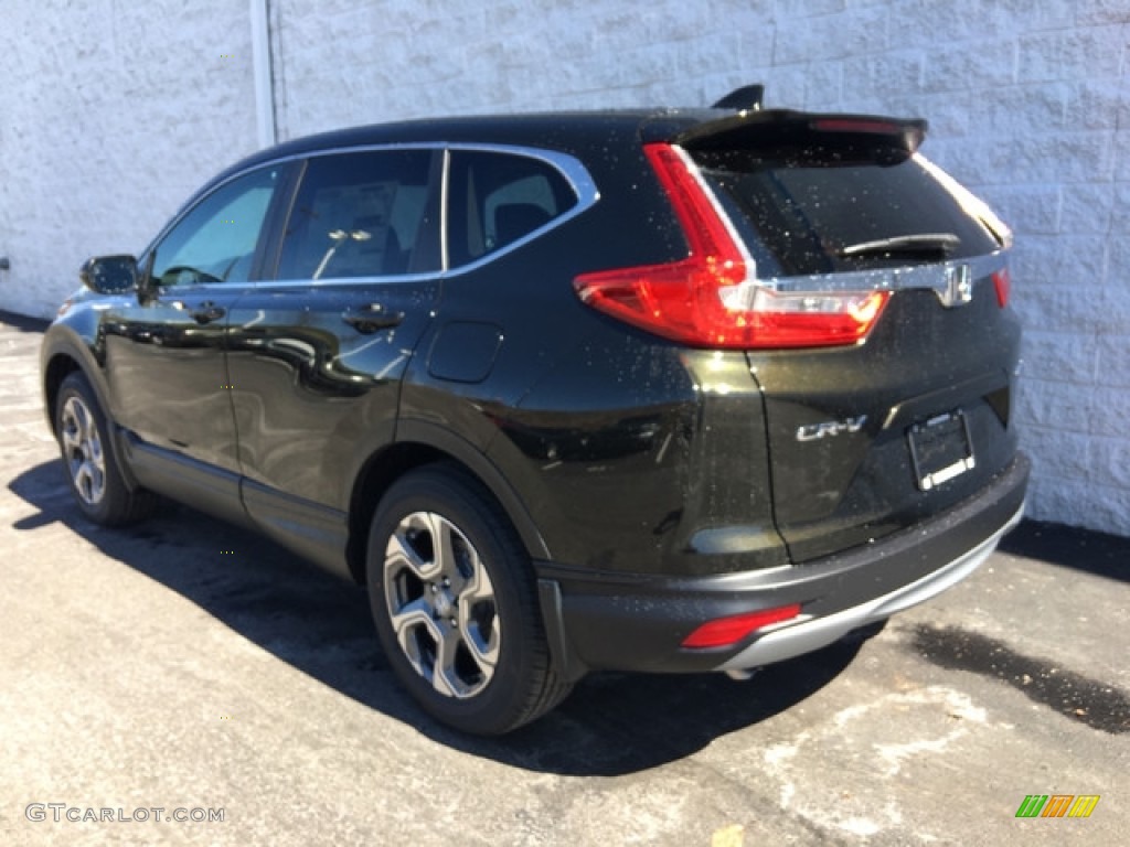 2018 CR-V EX AWD - Dark Olive Metallic / Black photo #6