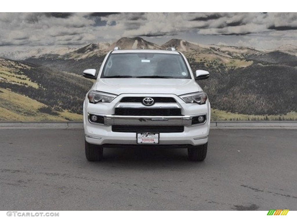 2018 4Runner Limited 4x4 - Blizzard White Pearl / Redwood photo #2