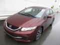 Crimson Pearl - Civic EX Sedan Photo No. 8