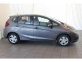 Modern Steel Metallic 2018 Honda Fit LX Exterior