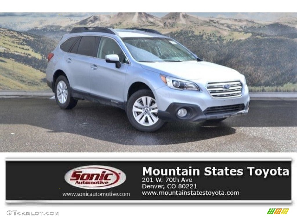 2016 Outback 2.5i Premium - Ice Silver Metallic / Slate Black photo #1