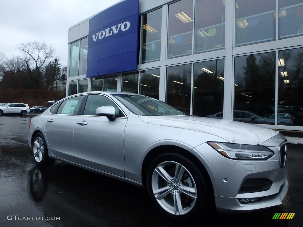 Bright Silver Metallic 2018 Volvo S90 T5 AWD Momentum Exterior Photo #126277623
