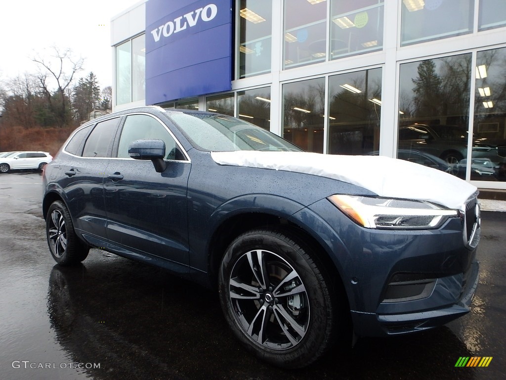2018 XC60 T5 AWD Momentum - Denim Blue Metallic / Amber photo #1
