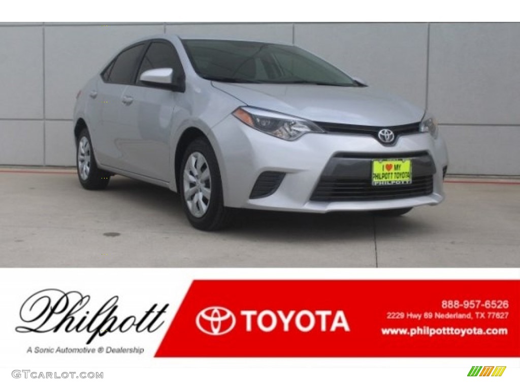 Classic Silver Metallic Toyota Corolla