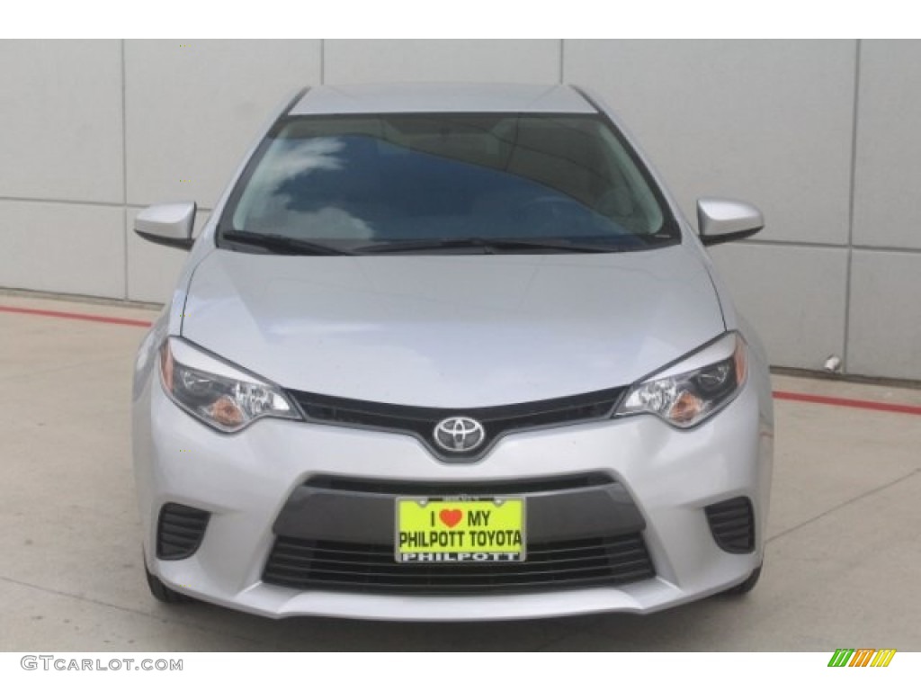 2016 Corolla LE - Classic Silver Metallic / Steel Blue photo #2