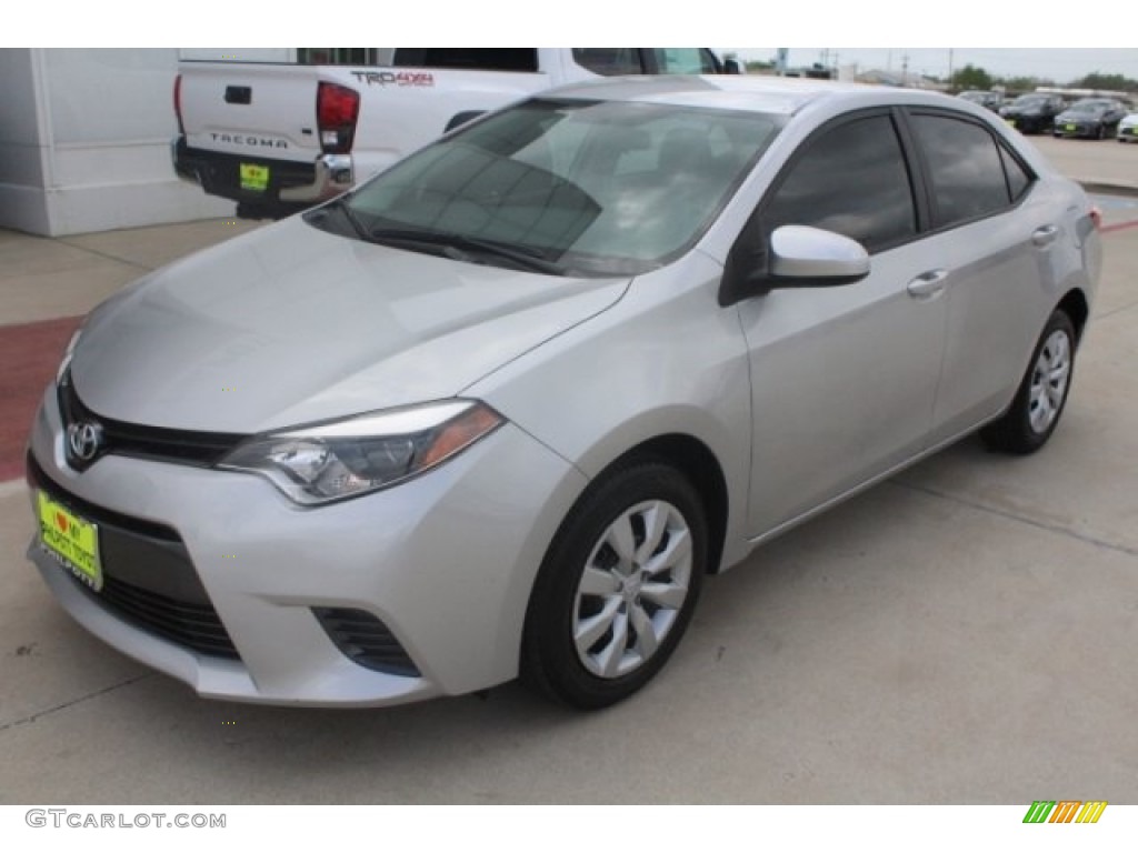 2016 Corolla LE - Classic Silver Metallic / Steel Blue photo #3