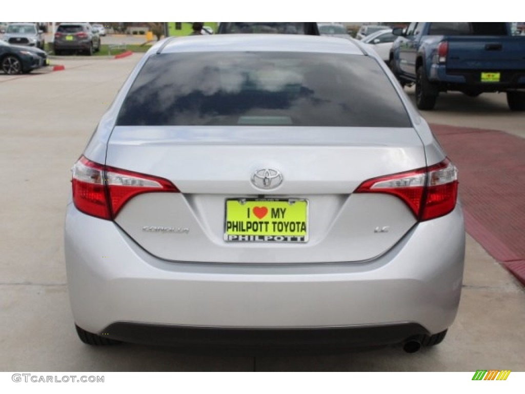 2016 Corolla LE - Classic Silver Metallic / Steel Blue photo #7