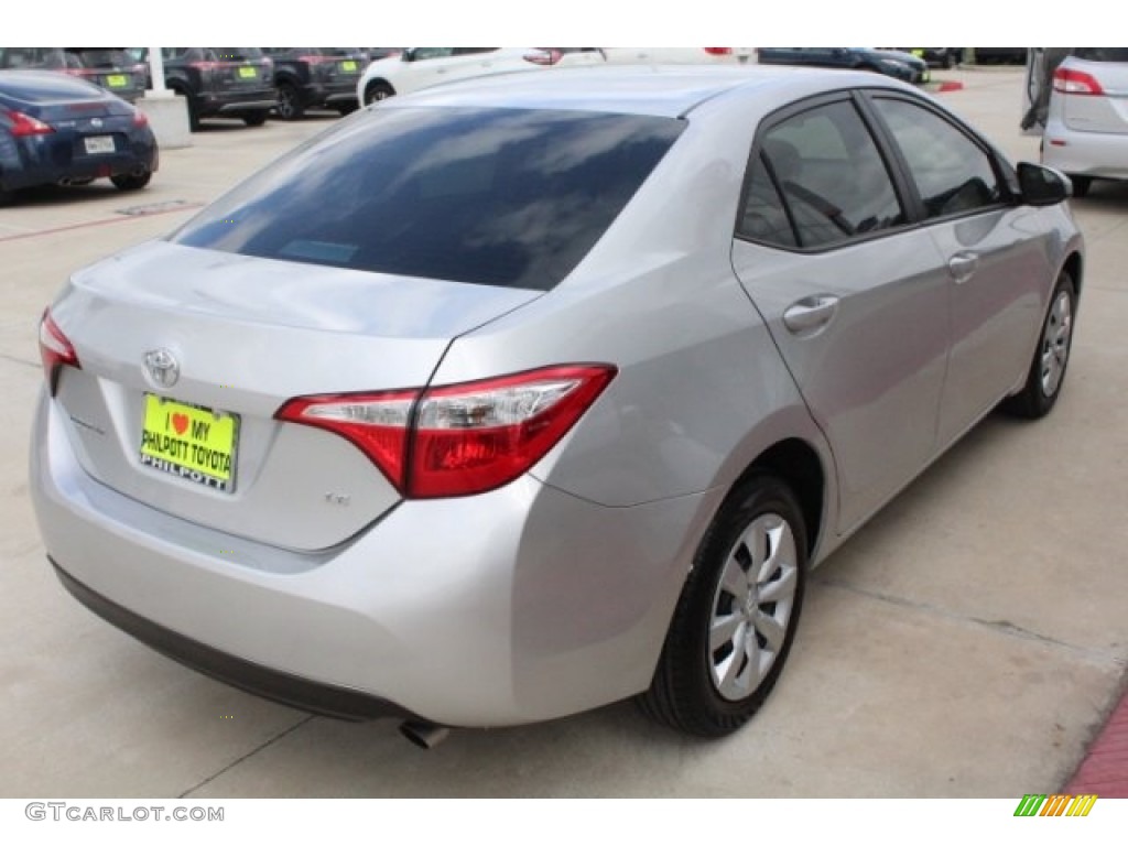 2016 Corolla LE - Classic Silver Metallic / Steel Blue photo #8