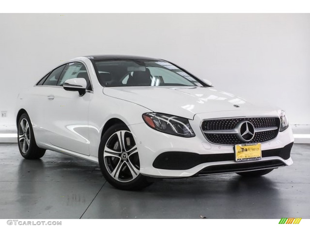 2018 E 400 Coupe - Polar White / Black photo #12