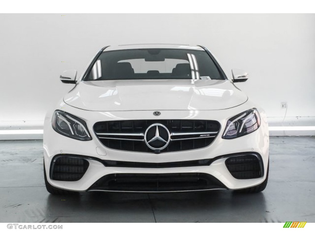 2018 E AMG 63 S 4Matic - designo Diamond White Metallic / Black photo #2