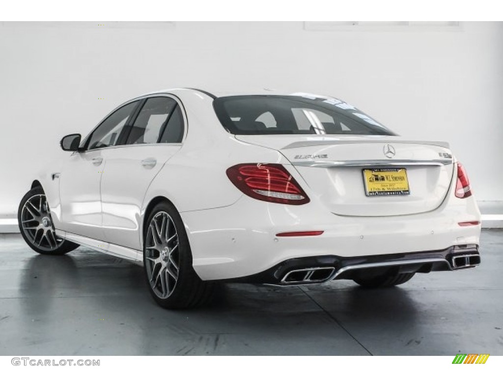 2018 E AMG 63 S 4Matic - designo Diamond White Metallic / Black photo #10