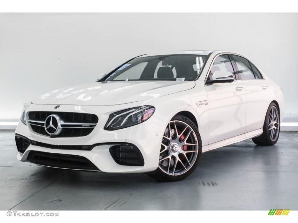 2018 E AMG 63 S 4Matic - designo Diamond White Metallic / Black photo #13