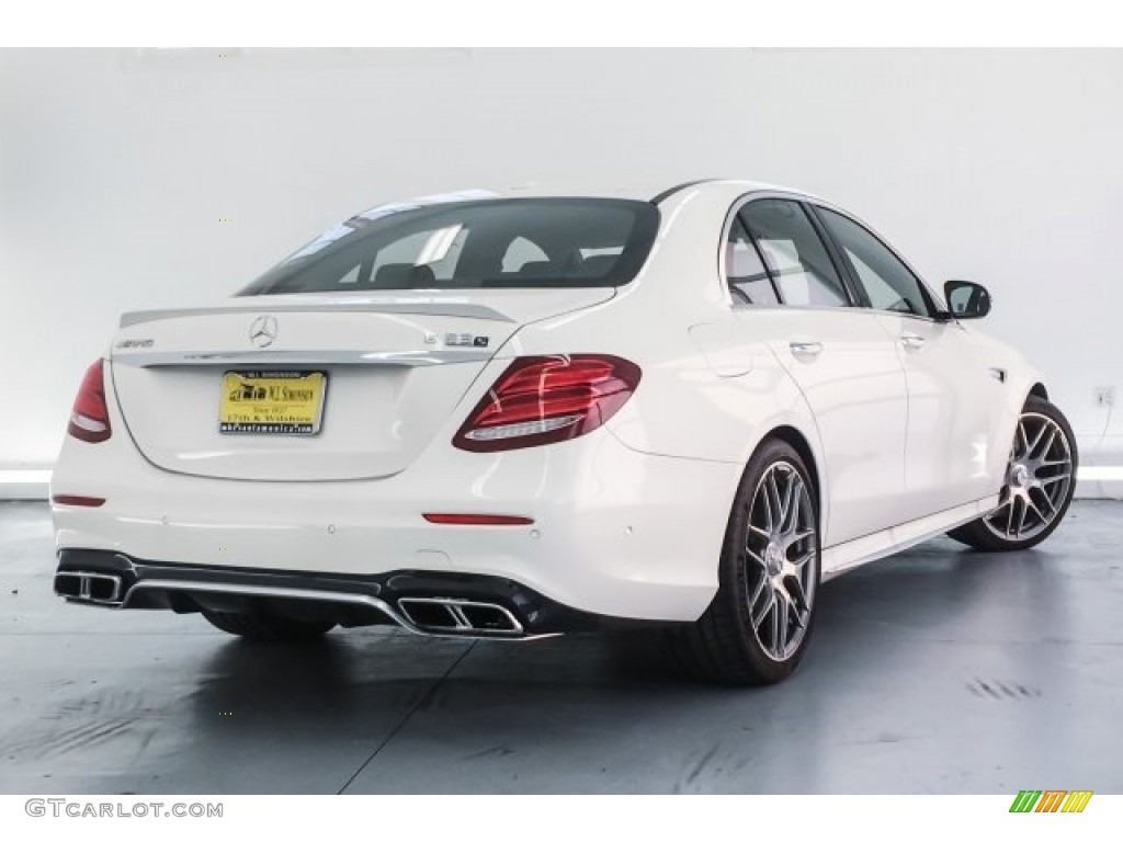 2018 E AMG 63 S 4Matic - designo Diamond White Metallic / Black photo #16
