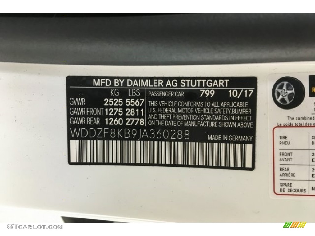 2018 E AMG 63 S 4Matic - designo Diamond White Metallic / Black photo #23