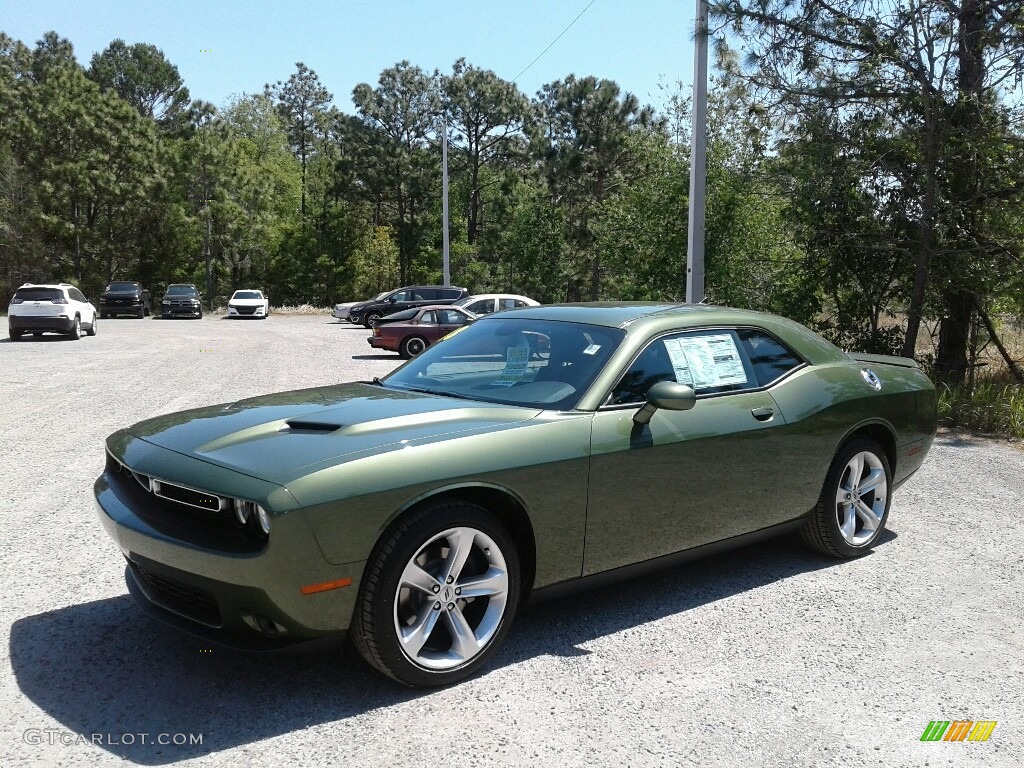 2018 Challenger SXT - F8 Green / Black photo #1