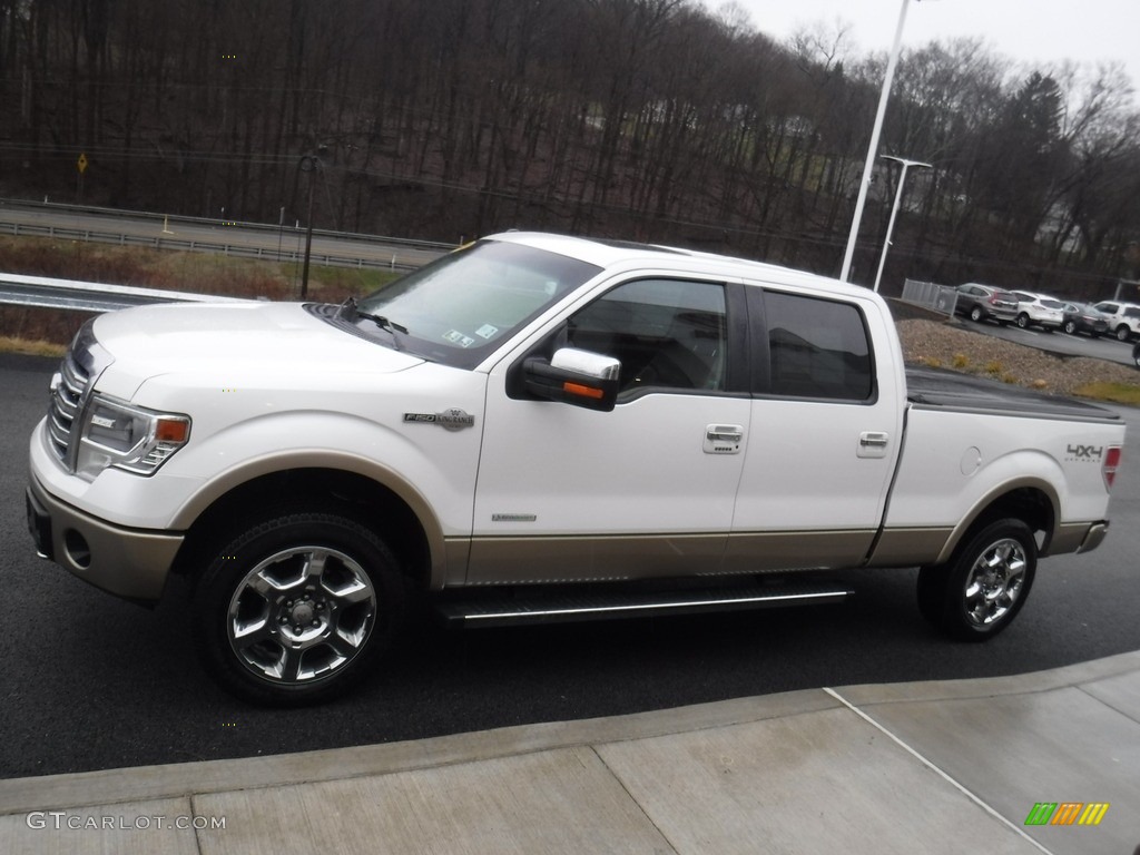 2013 F150 King Ranch SuperCrew 4x4 - Oxford White / King Ranch Chaparral Leather photo #11
