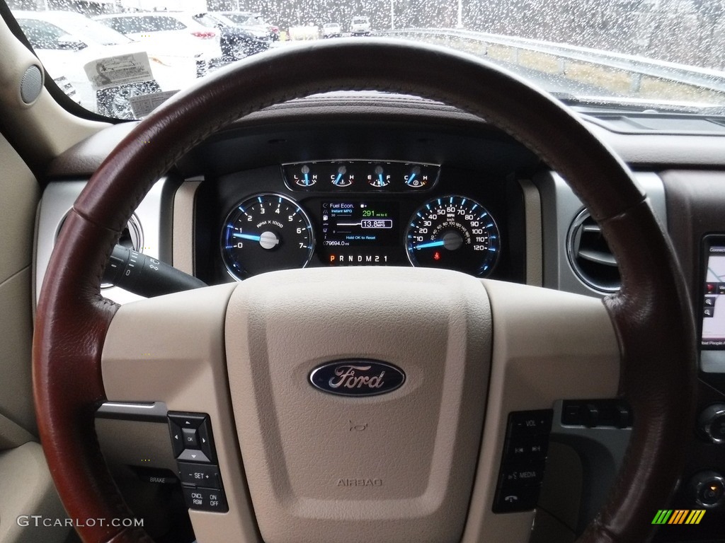 2013 F150 King Ranch SuperCrew 4x4 - Oxford White / King Ranch Chaparral Leather photo #19