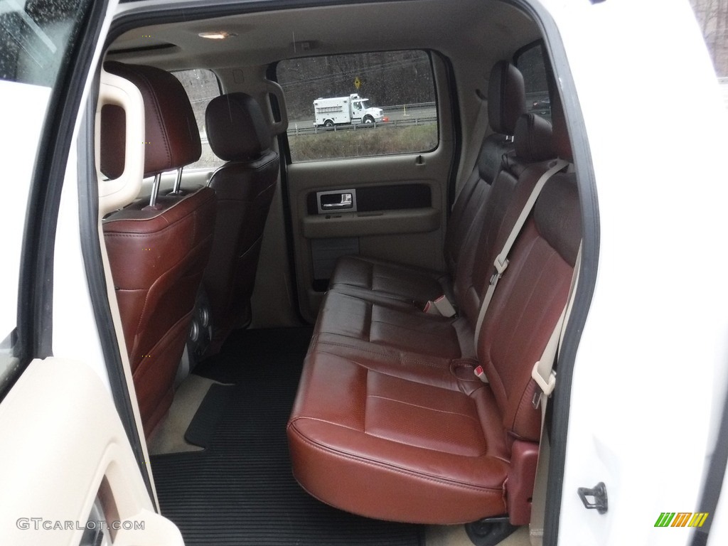2013 F150 King Ranch SuperCrew 4x4 - Oxford White / King Ranch Chaparral Leather photo #32