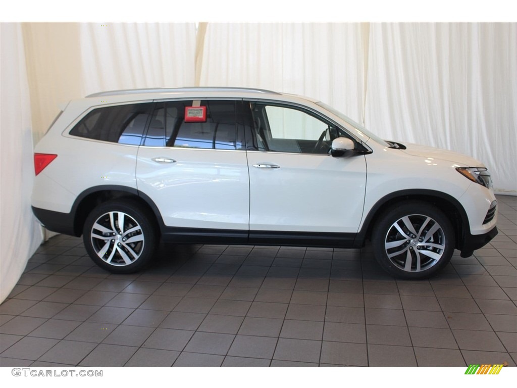 2018 Pilot Elite AWD - White Diamond Pearl / Black photo #3