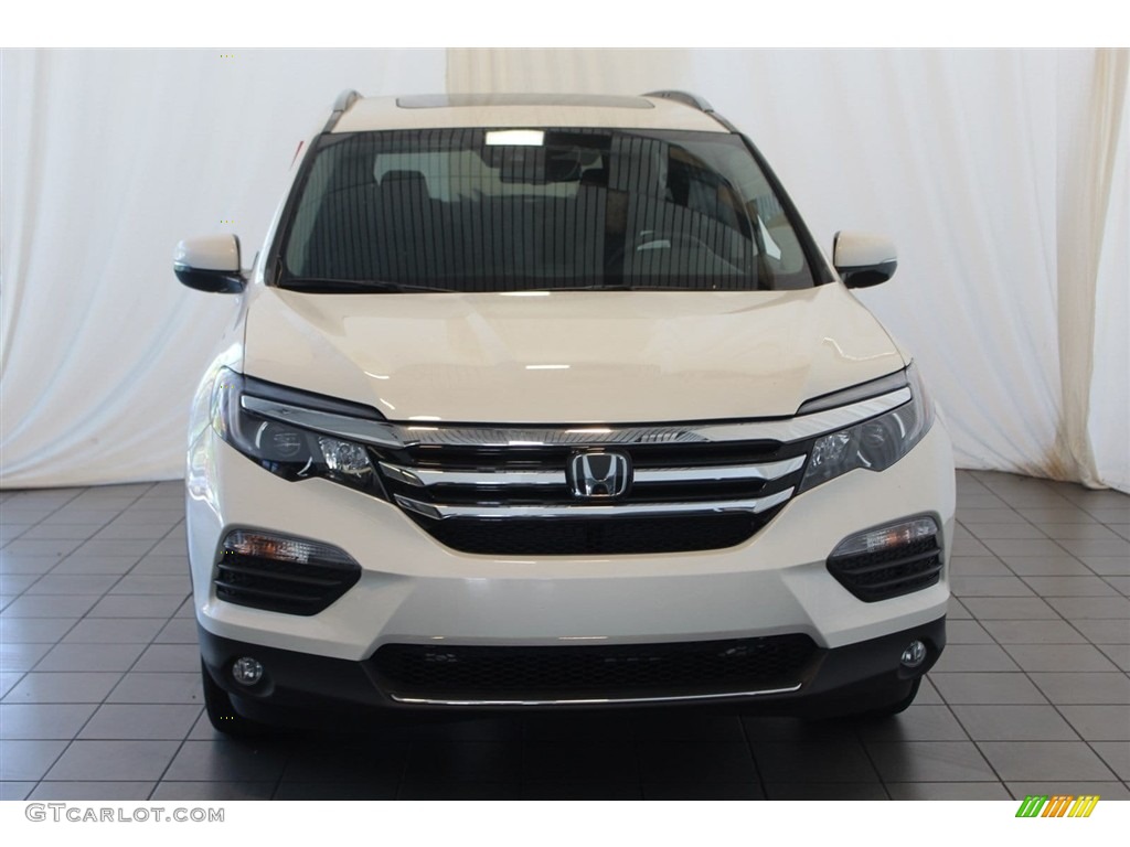 2018 Pilot Elite AWD - White Diamond Pearl / Black photo #4