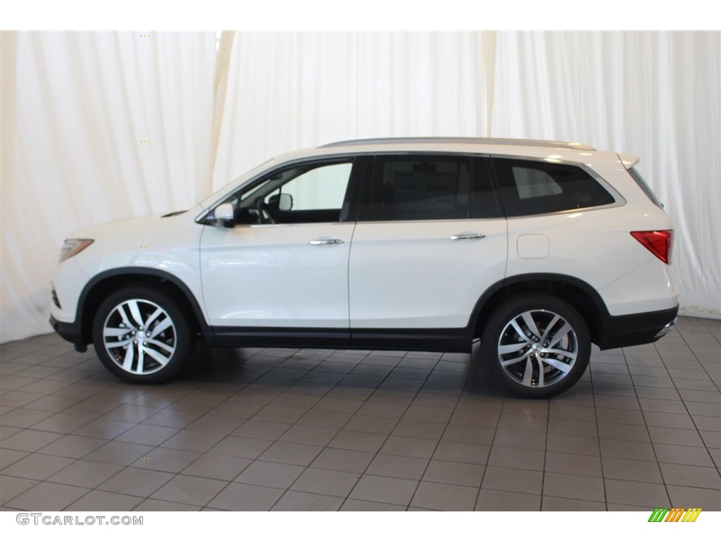 2018 Pilot Elite AWD - White Diamond Pearl / Black photo #5
