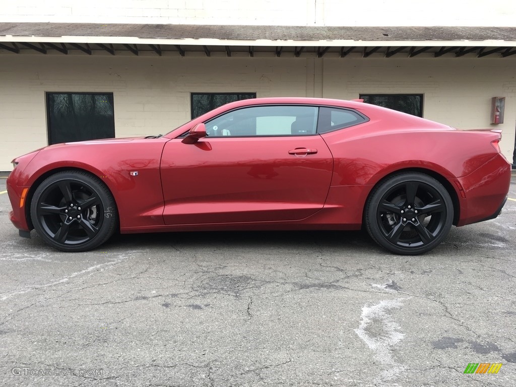 Garnet Red Tintcoat 2018 Chevrolet Camaro LT Coupe Exterior Photo #126292920