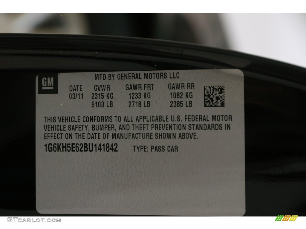 2011 DTS Premium - Black Raven / Ebony photo #25