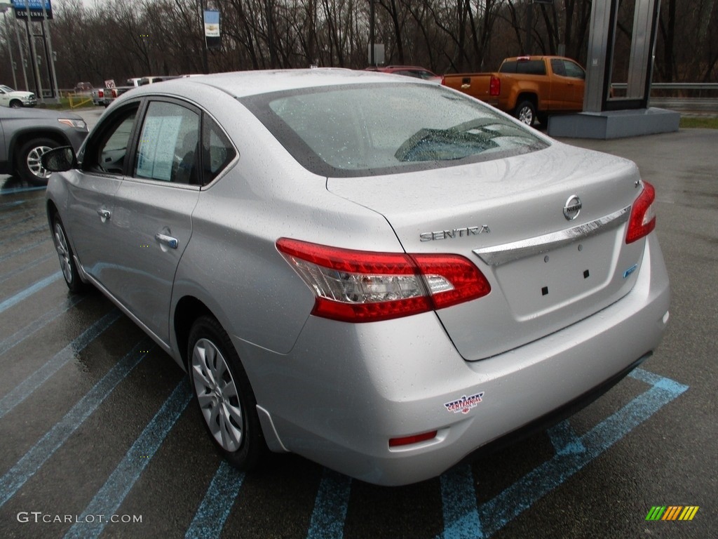 2014 Sentra SV - Brilliant Silver / Charcoal photo #8