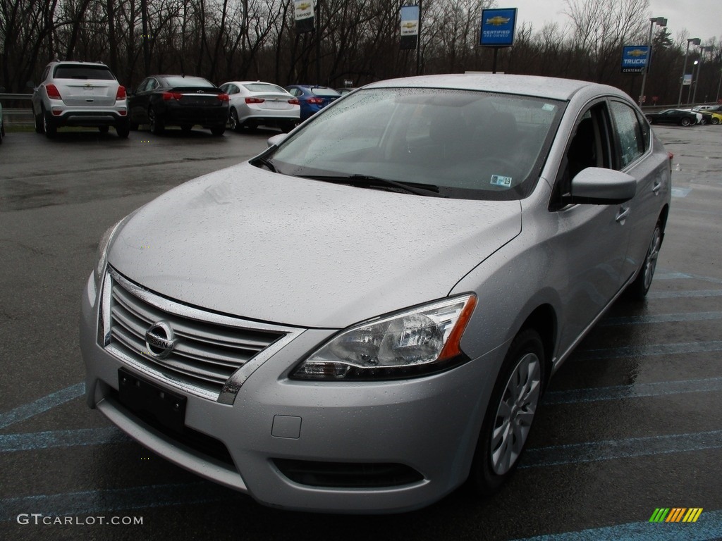 2014 Sentra SV - Brilliant Silver / Charcoal photo #12