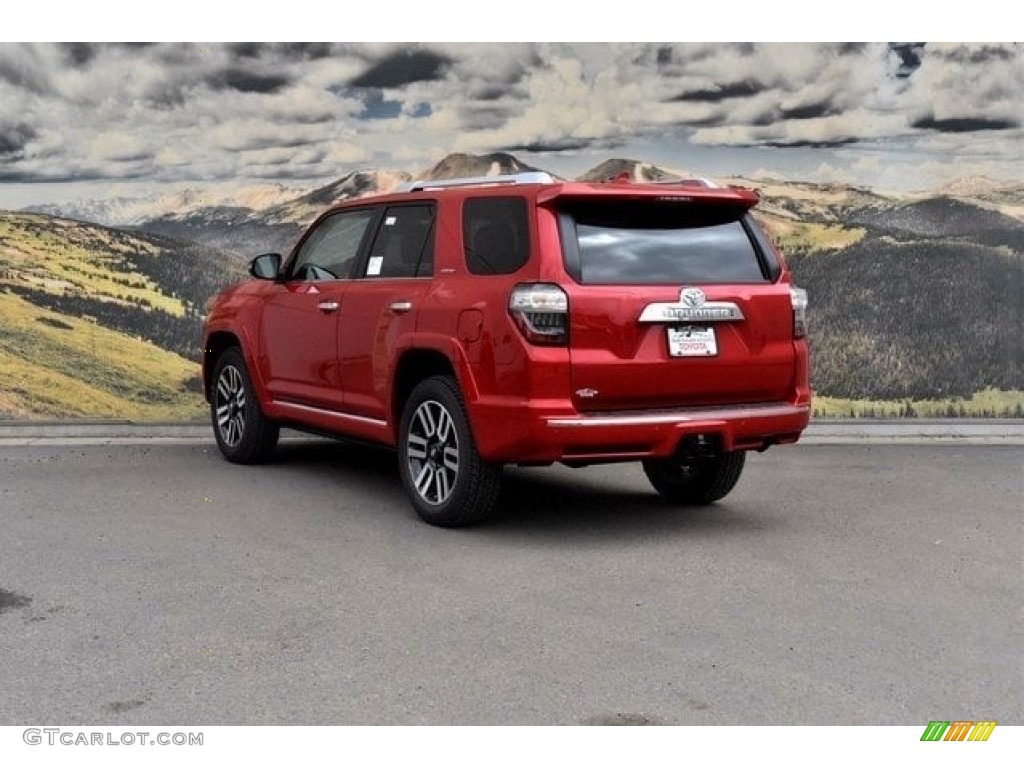 2018 4Runner Limited 4x4 - Barcelona Red Metallic / Black photo #3