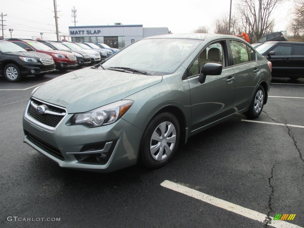 2016 Impreza 2.0i 4-door - Jasmine Green Metallic / Ivory photo #2