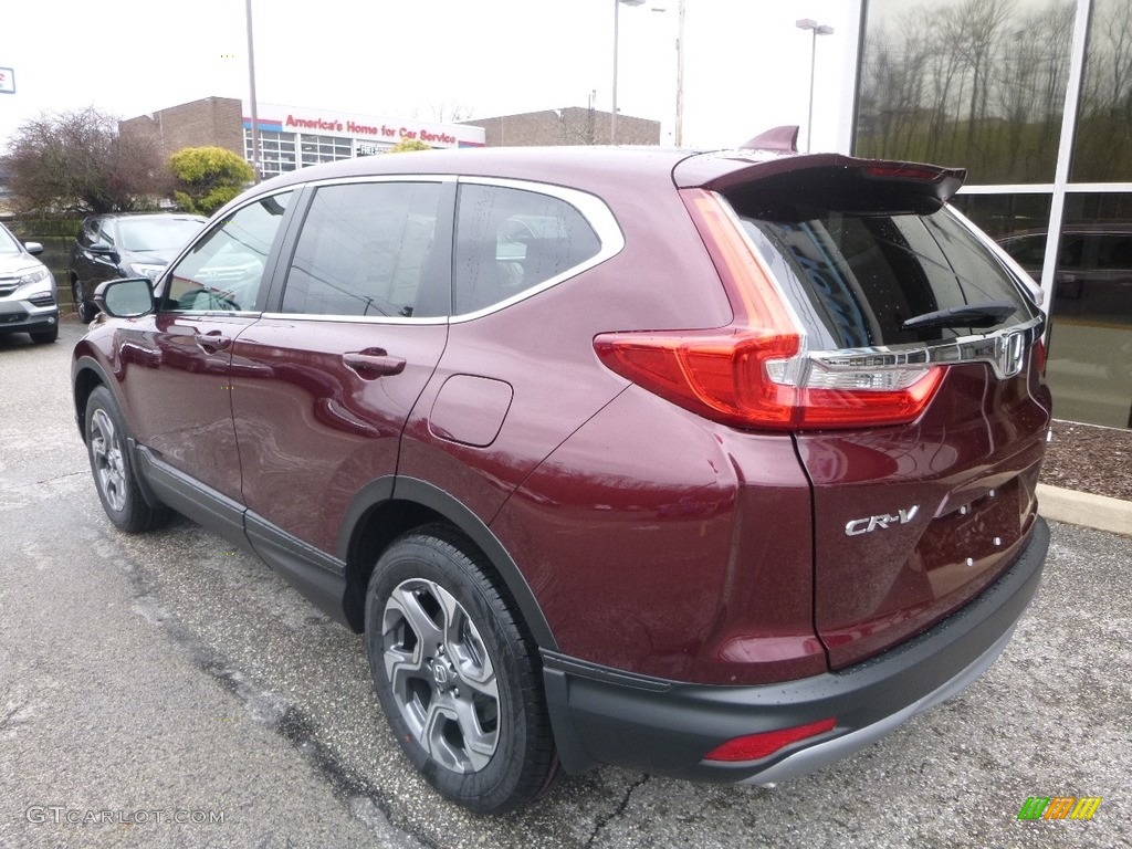2018 CR-V EX AWD - Basque Red Pearl II / Gray photo #2