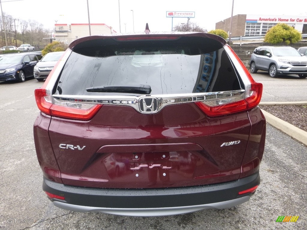 2018 CR-V EX AWD - Basque Red Pearl II / Gray photo #3