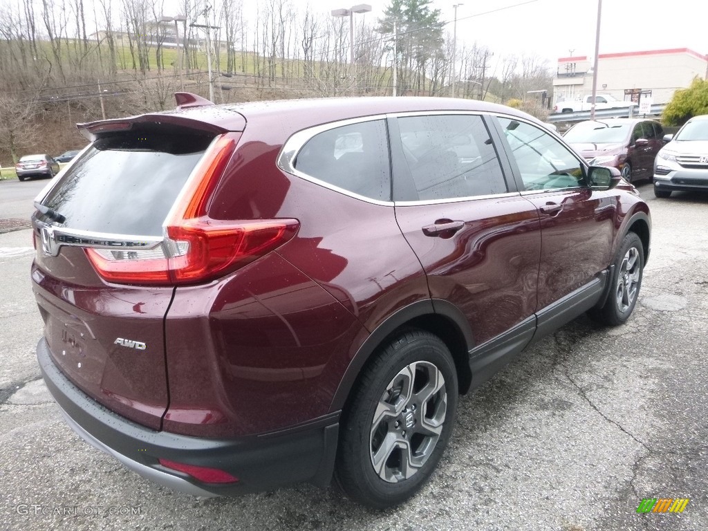 2018 CR-V EX AWD - Basque Red Pearl II / Gray photo #4