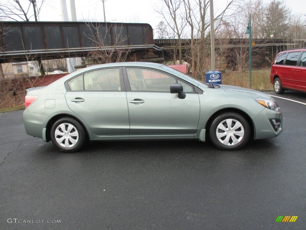 2016 Impreza 2.0i 4-door - Jasmine Green Metallic / Ivory photo #5