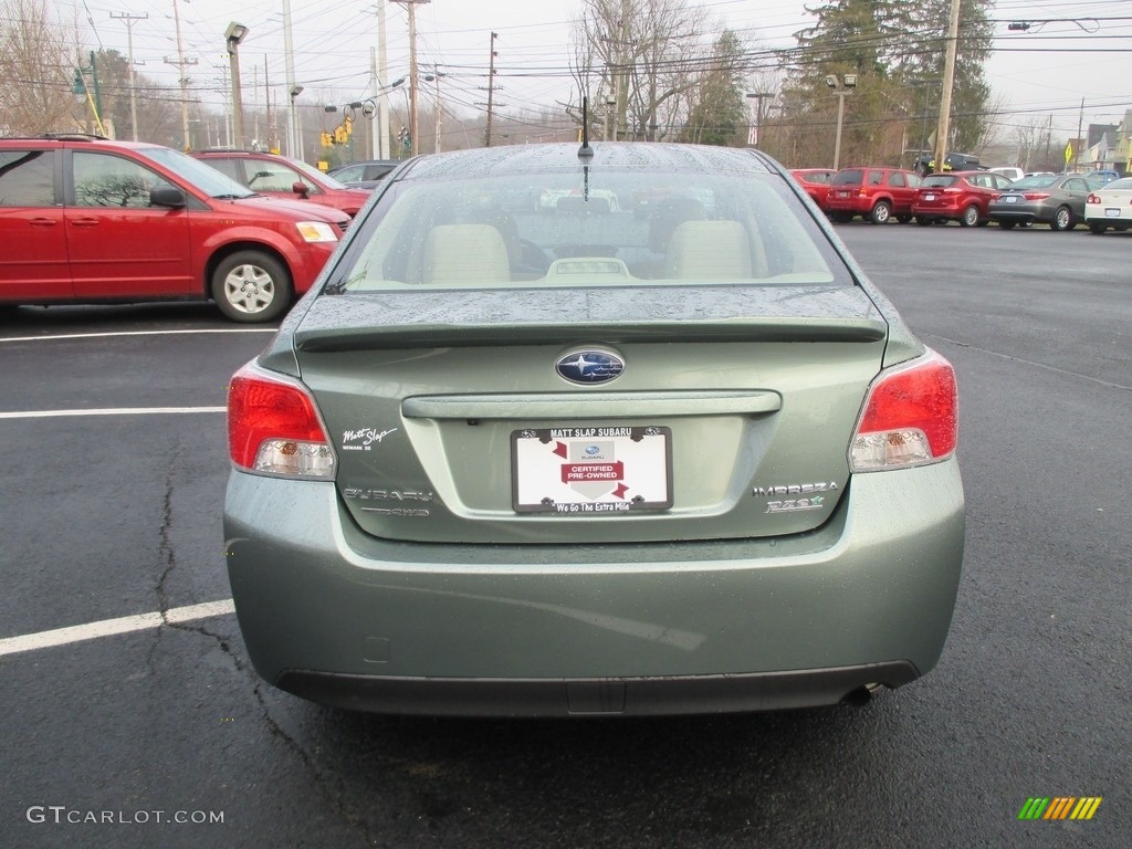 2016 Impreza 2.0i 4-door - Jasmine Green Metallic / Ivory photo #7