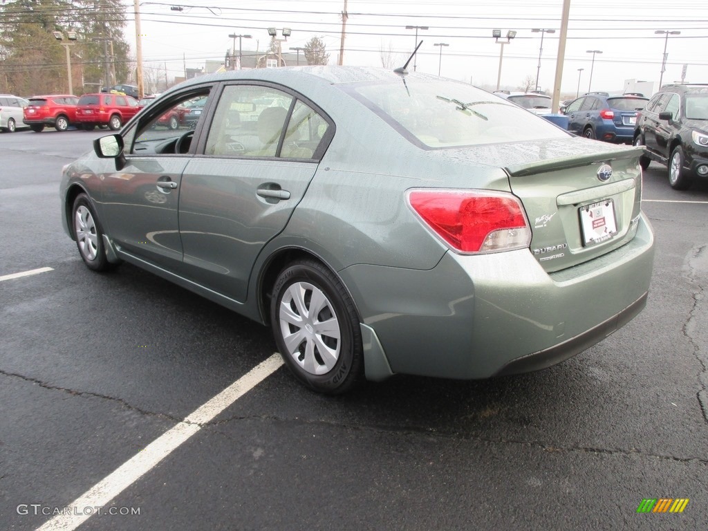 2016 Impreza 2.0i 4-door - Jasmine Green Metallic / Ivory photo #8