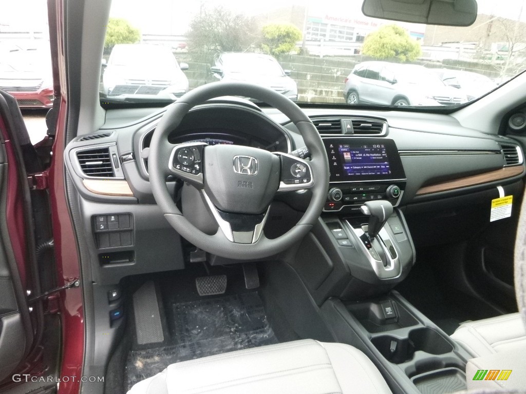 2018 CR-V EX AWD - Basque Red Pearl II / Gray photo #10