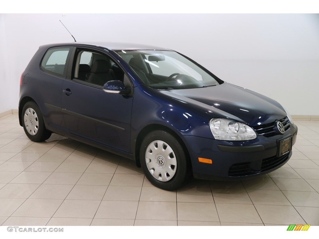 2007 Rabbit 2 Door - Shadow Blue Metallic / Anthracite photo #1