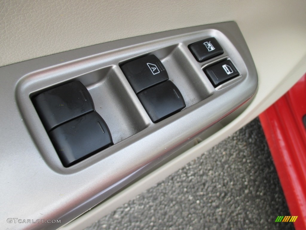 2008 Impreza 2.5i Sedan - Lightning Red / Ivory photo #15