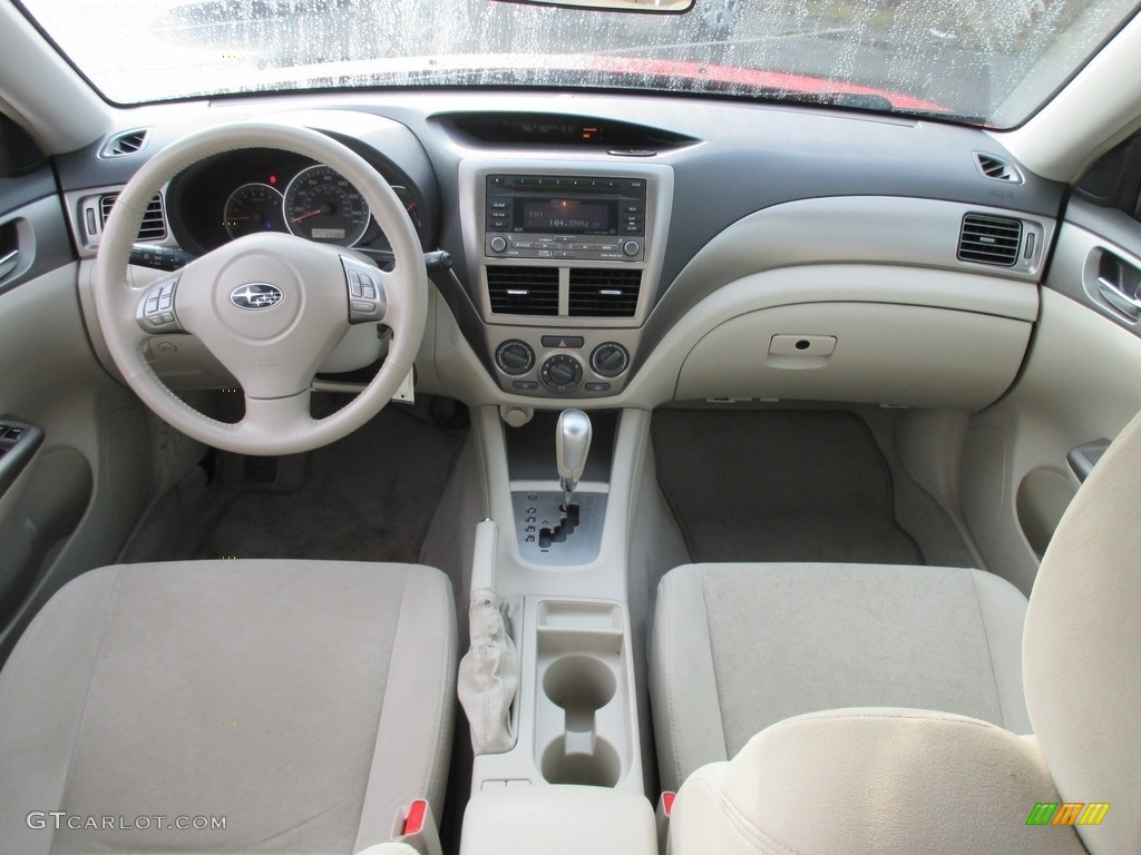 2008 Impreza 2.5i Sedan - Lightning Red / Ivory photo #24