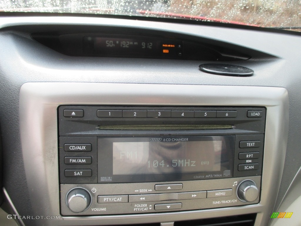 2008 Impreza 2.5i Sedan - Lightning Red / Ivory photo #25