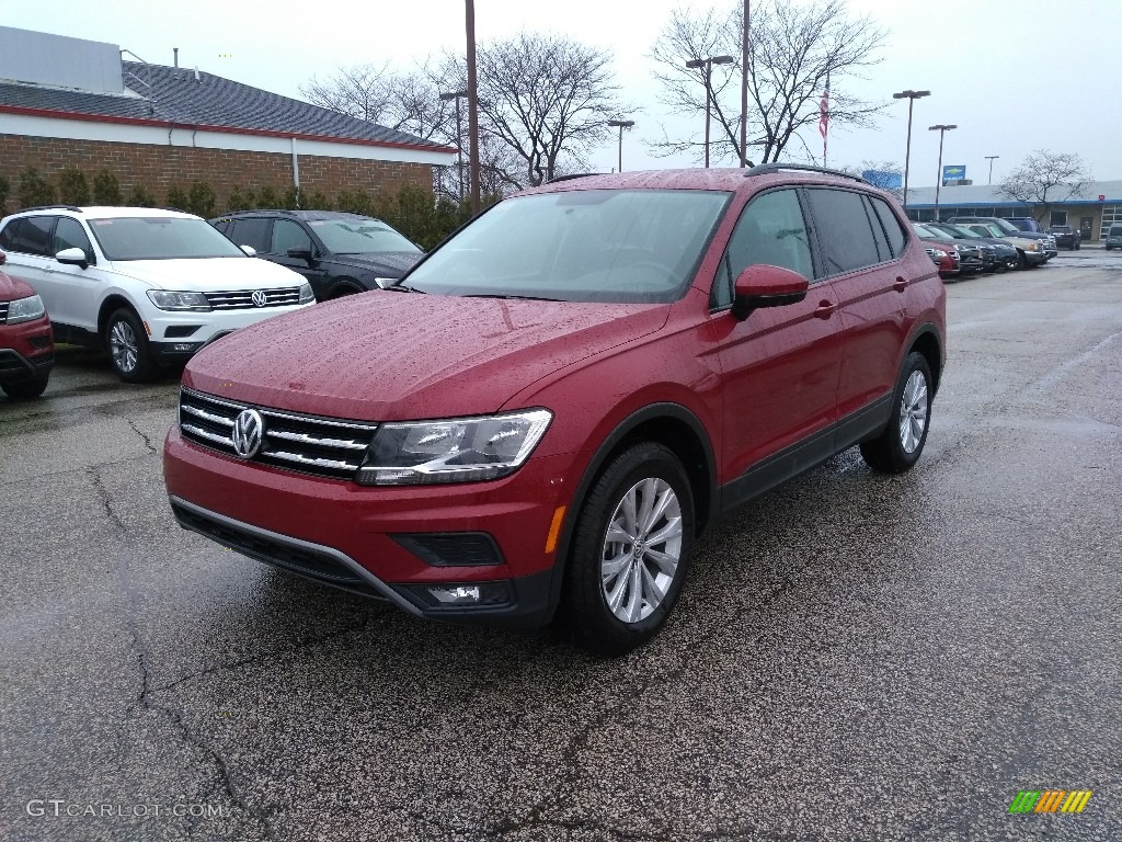 Cardinal Red Metallic 2018 Volkswagen Tiguan S 4MOTION Exterior Photo #126306861