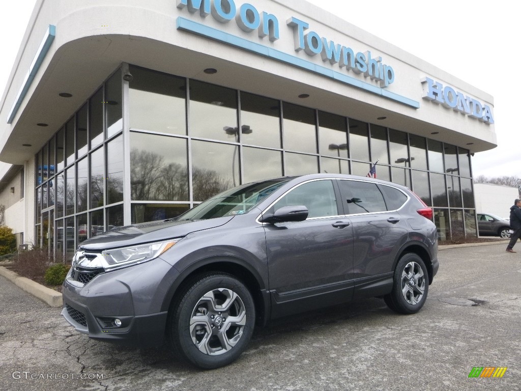 2018 CR-V EX AWD - Gunmetal Metallic / Gray photo #1