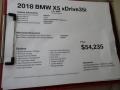 2018 Alpine White BMW X5 xDrive35i  photo #12