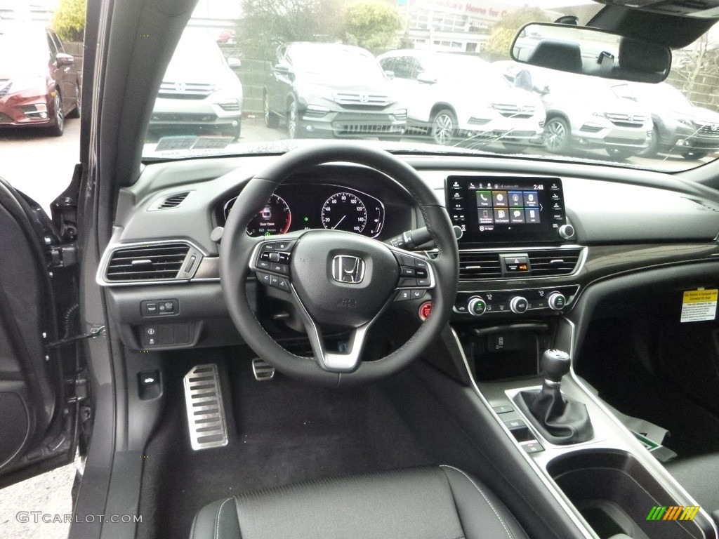 2018 Honda Accord Sport Sedan Black Dashboard Photo #126309888